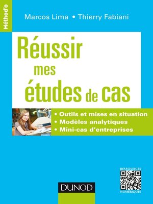 cover image of Réussir mes études de cas